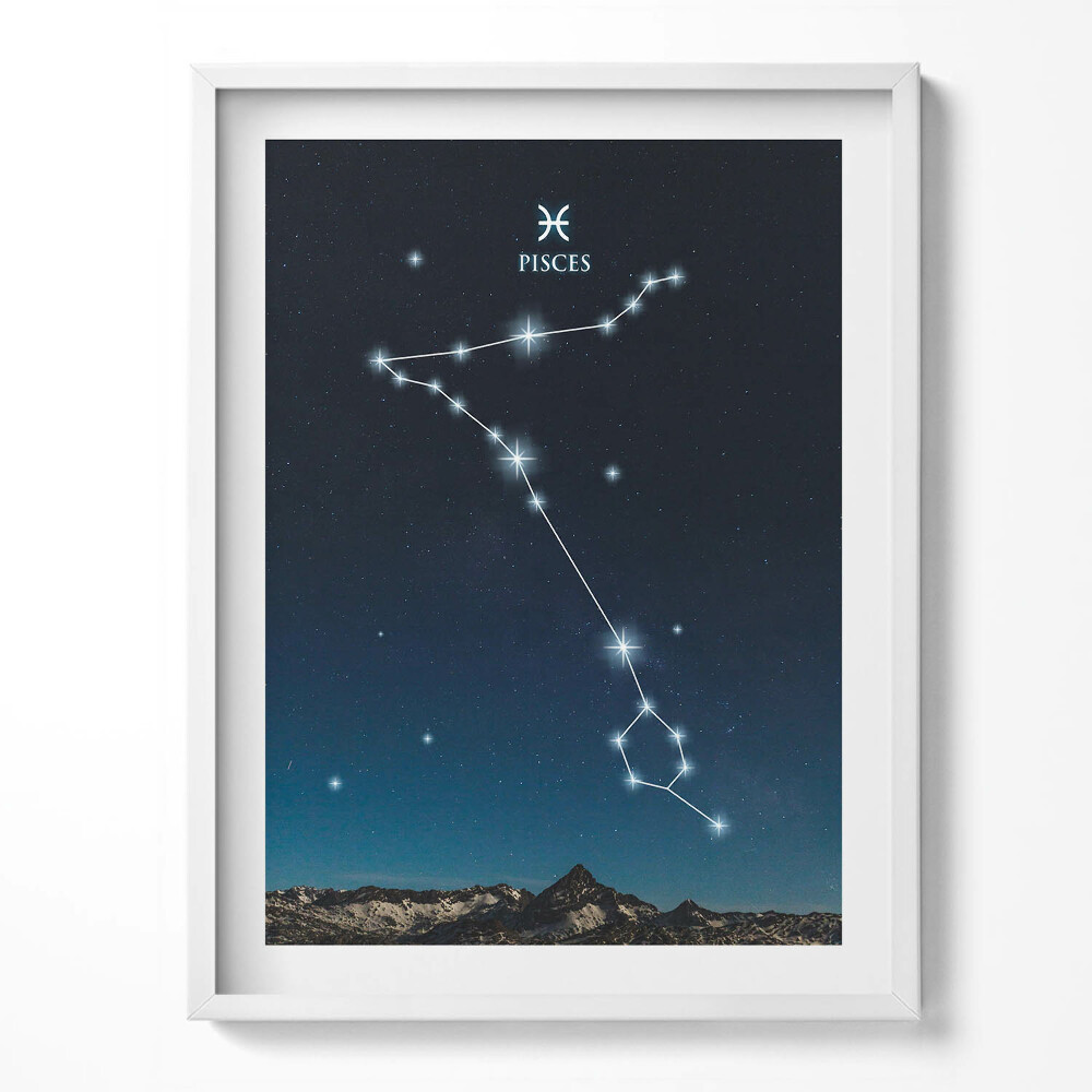 Tablou rama Constelația zodiacală Pești