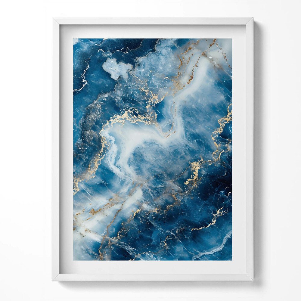 Tablou rama Textură de piatră cu aur