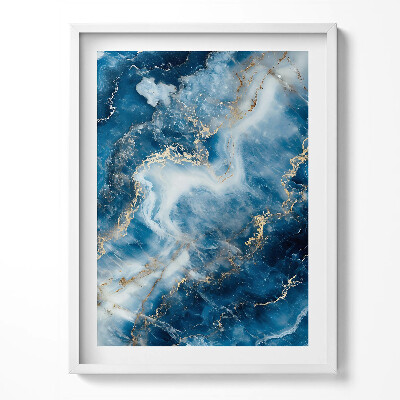 Tablou rama Textură de piatră cu aur