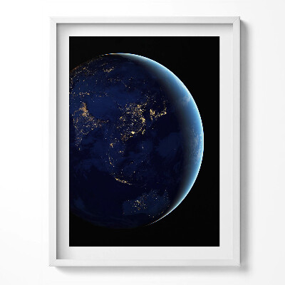 Tablou rama Glob în spațiu