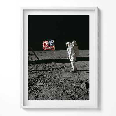 Tablou rama Aterizare pe Lună - fotografie NASA