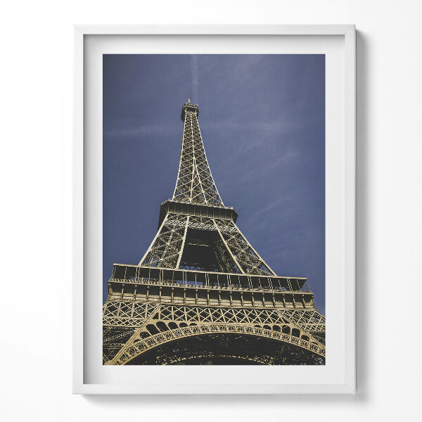 Tablou rama Vedere de jos a Turnului Eiffel din Paris