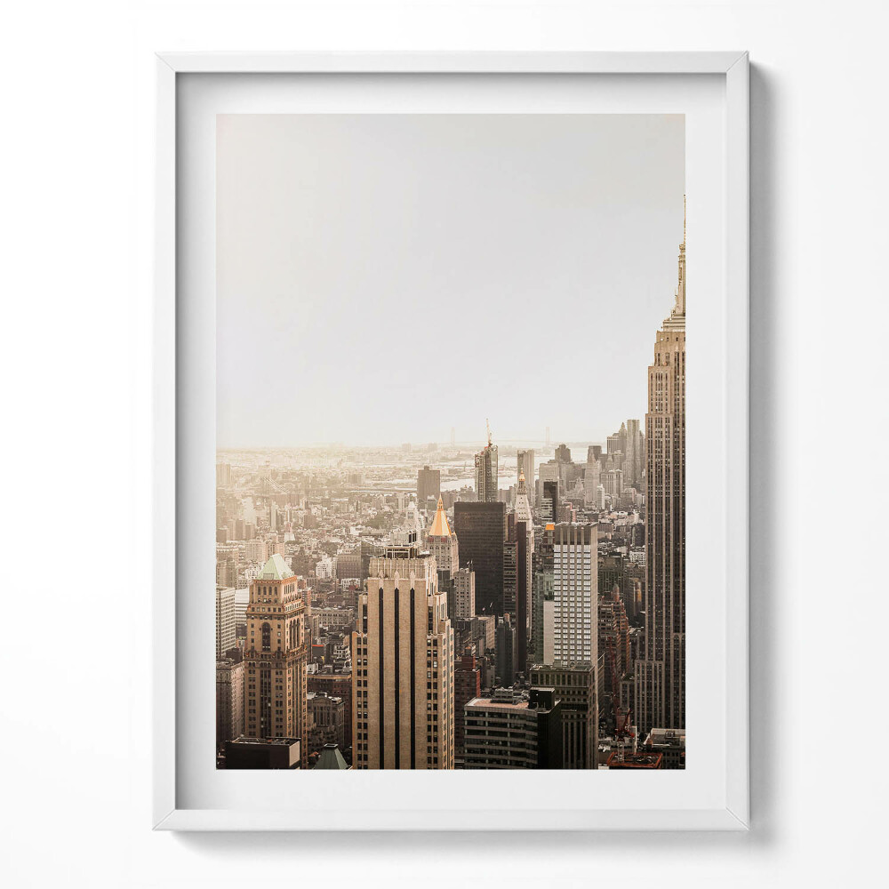 Tablou living cu rama Arhitectura din New York