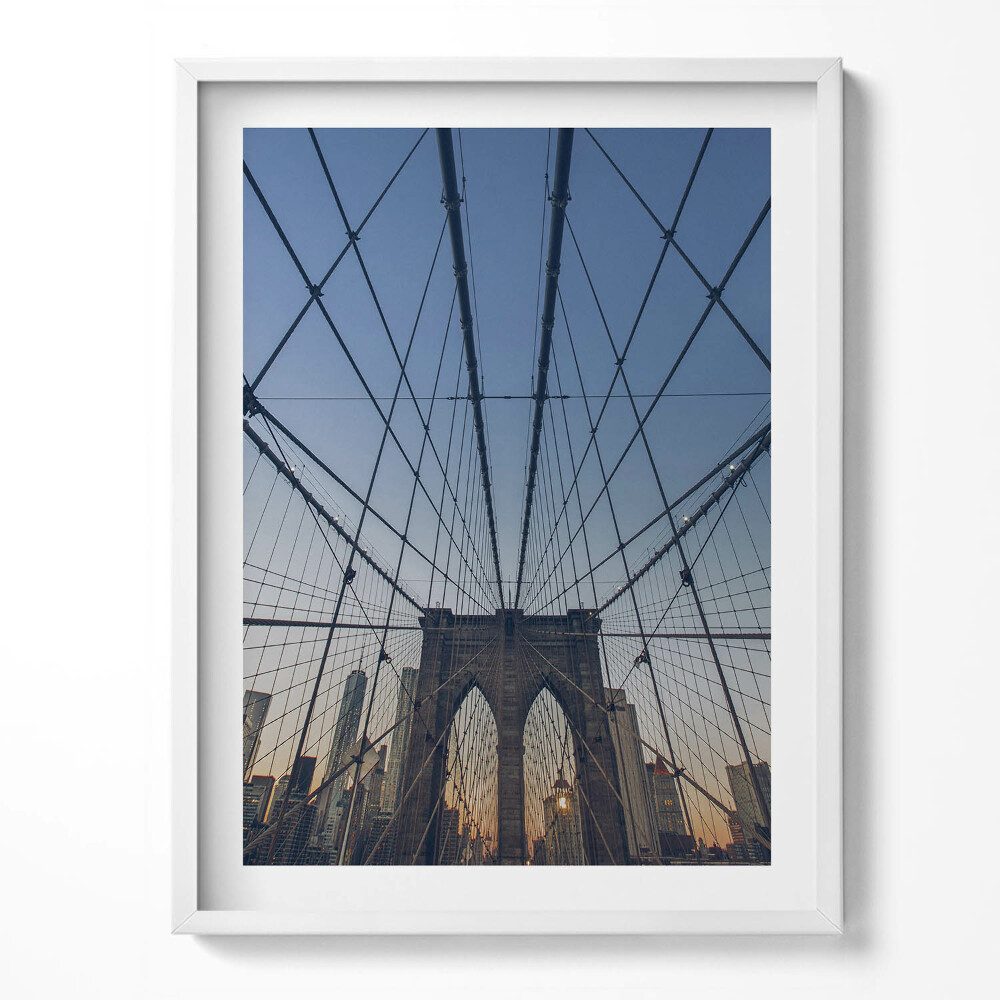 Tablou living cu rama Arhitectură Podul Brooklyn din Londra