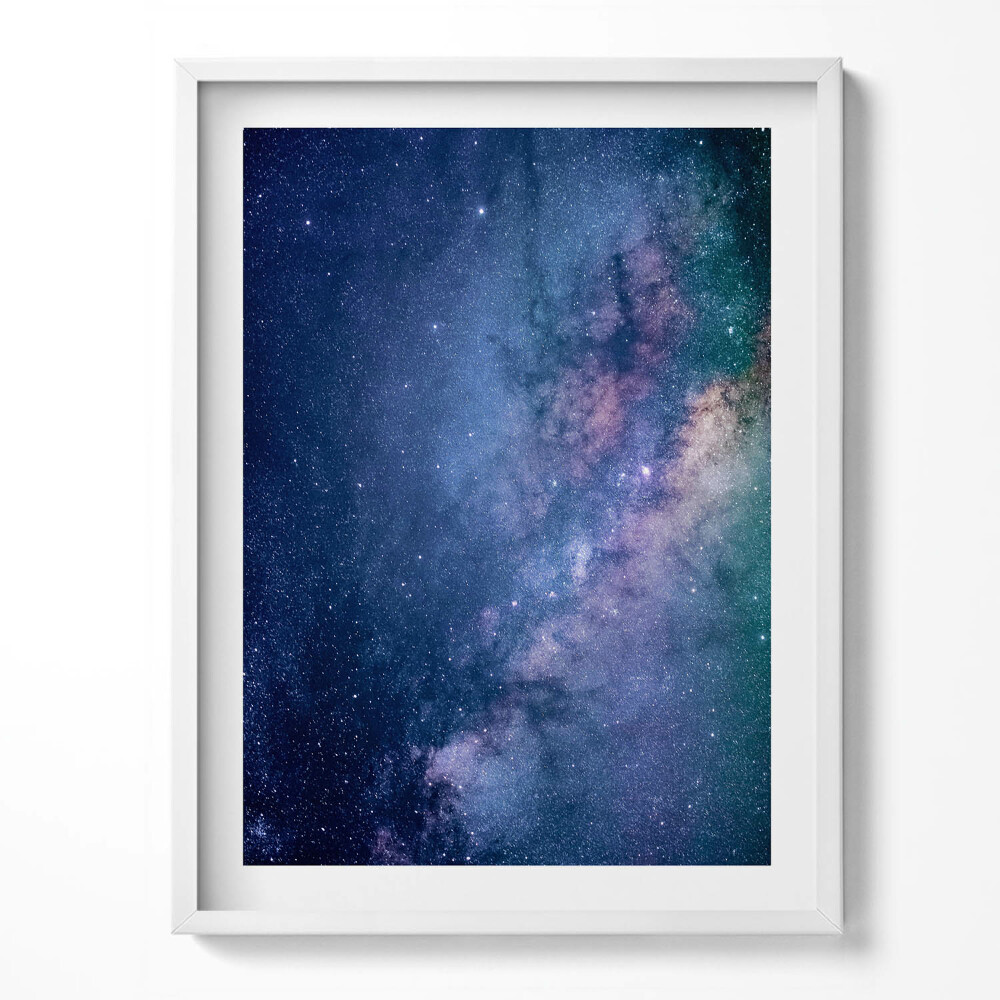 Tablou living cu rama Spațiu înstelat