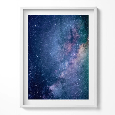 Tablou living cu rama Spațiu înstelat