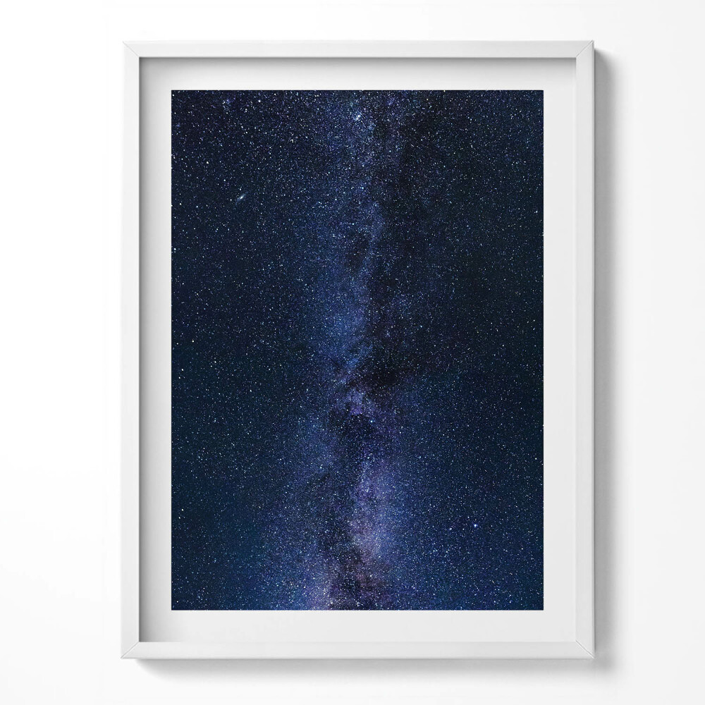 Tablou living cu rama Fotografie cu spațiu și stele