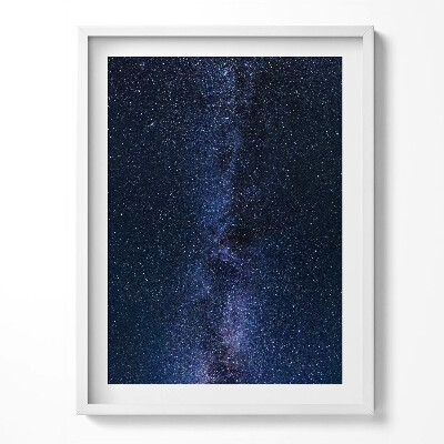 Tablou living cu rama Fotografie cu spațiu și stele