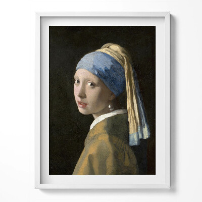 Tablou rama Pictând Fata cu Cercel de Perlă