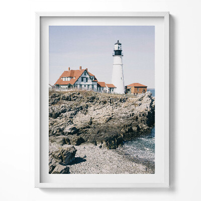 Tablou rama Ani de conifere cețoase - peisaj