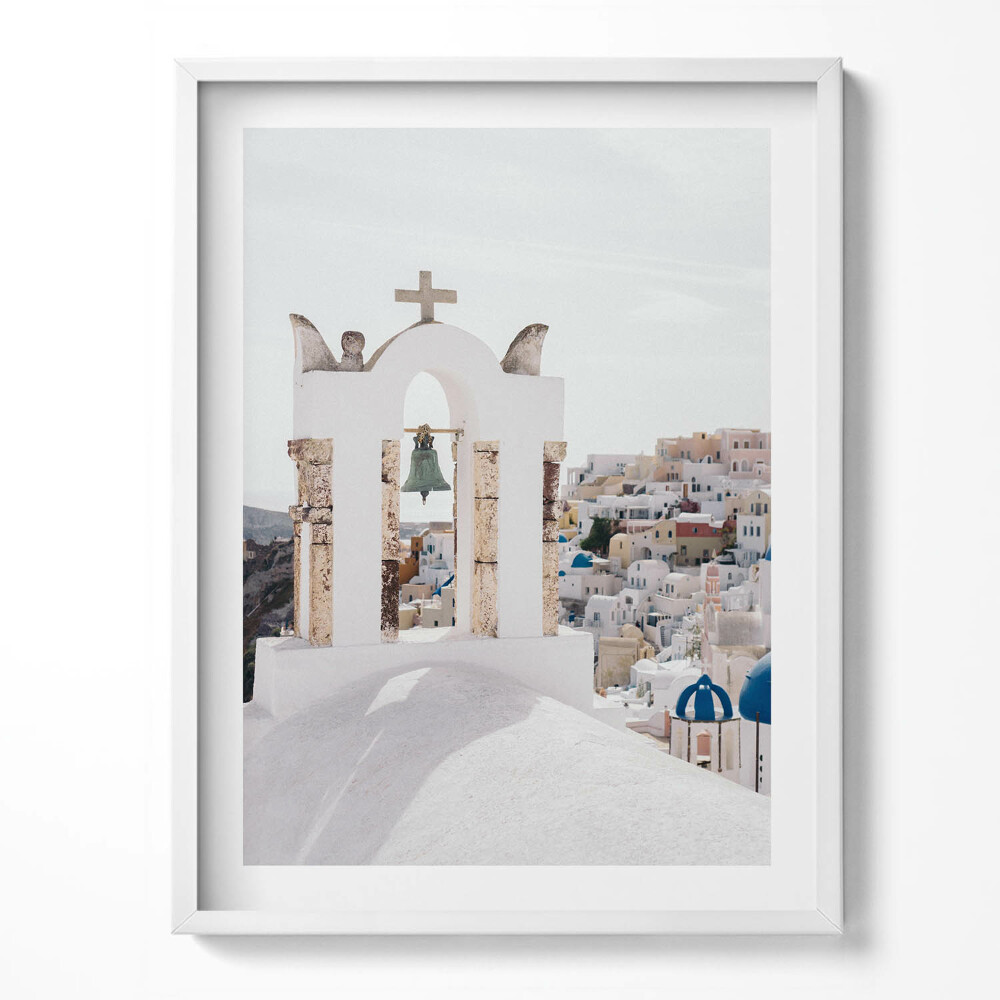 Tablou rama Arhitectura Greciei Santorini