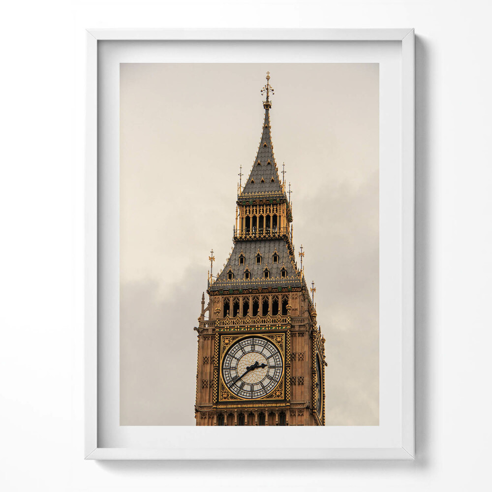 Tablou living cu rama Ceasul Big Ben Londra Anglia