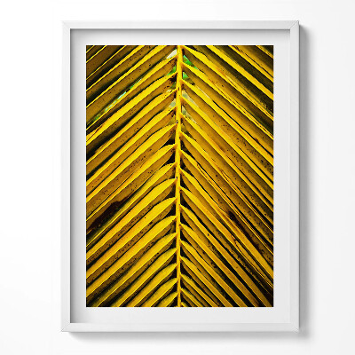 Tablou rama Frunzele aurii ale plantei