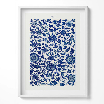 Tablou rama Model floral vintage