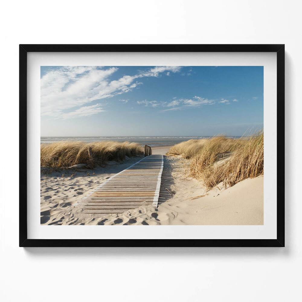 Tablou rama Vedere la plajă și mare