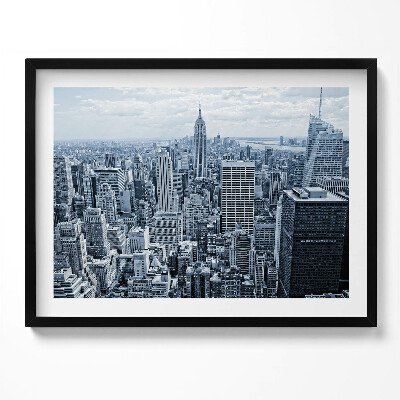 Tablou living cu rama Vedere a orașului New York