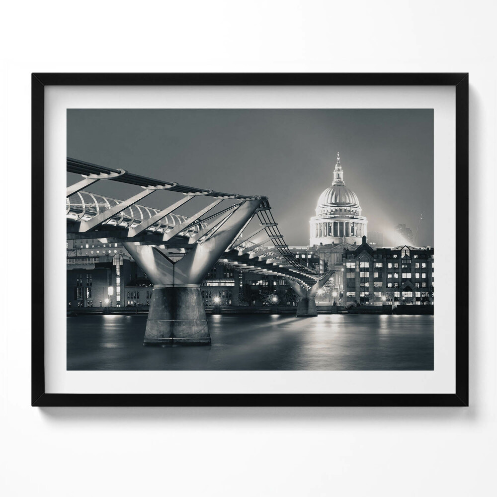 Tablou rama Peisaj urban alb-negru