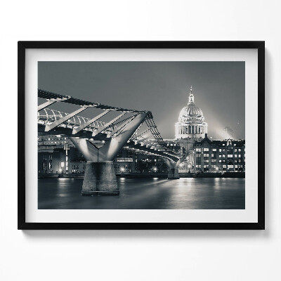 Tablou rama Peisaj urban alb-negru