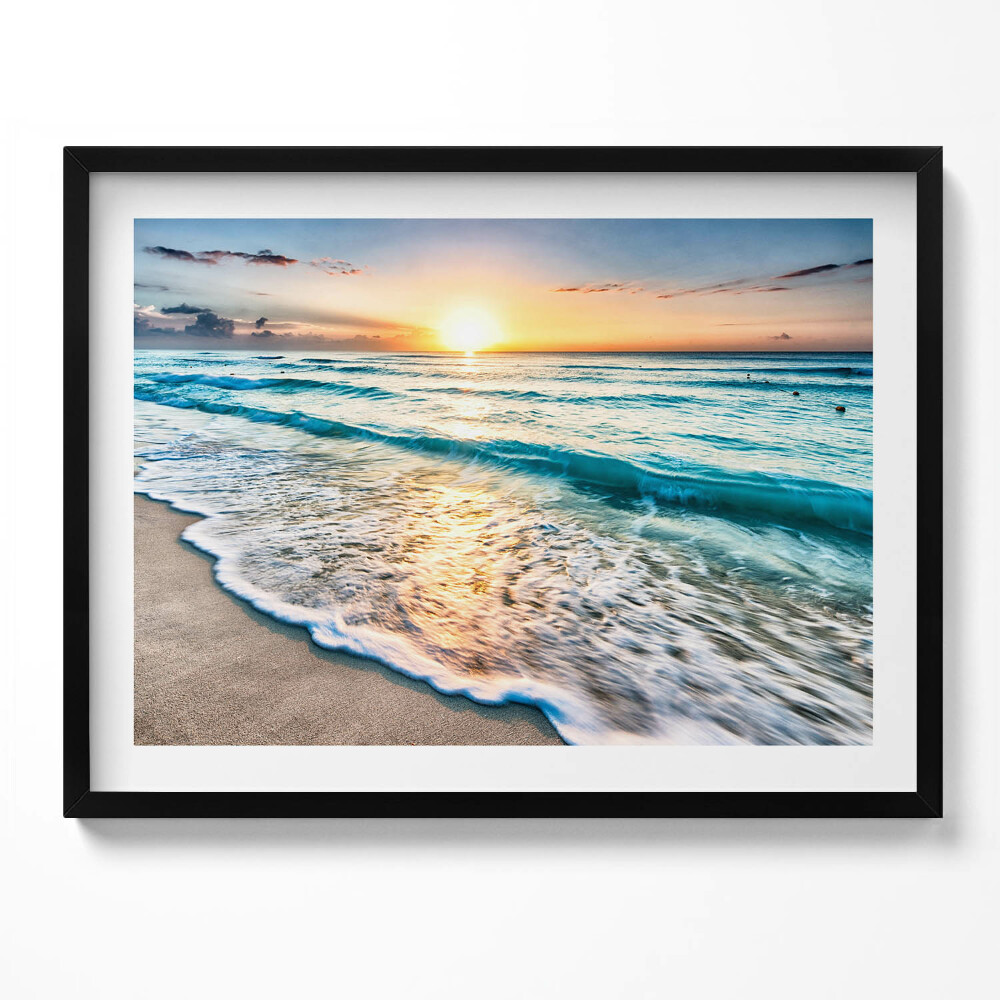 Tablou rama Nisip de mare pe plajă