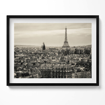 Tablou rama Peisajul Parisului și Turnul Eiffel