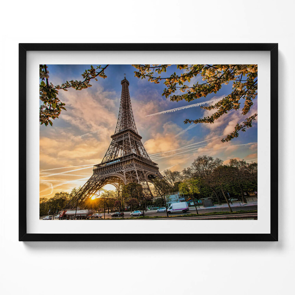 Tablou living cu rama Turnul Eiffel din Paris