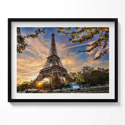 Tablou living cu rama Turnul Eiffel din Paris