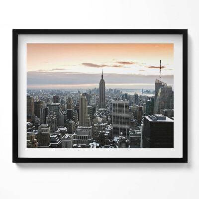 Tablou rama Panorama arhitecturii orașului New York