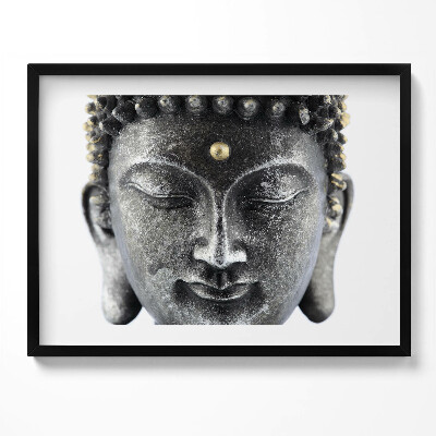 Tablou rama Capul unei statui a lui Buddha