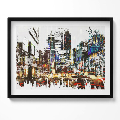 Tablou living cu rama New York - un oraș plin de viață