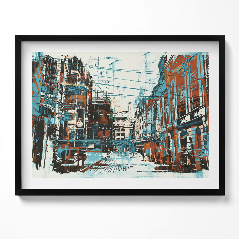 Tablou living cu rama Artă stradală