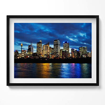 Tablou living cu rama Plimbare de seară în Sydney