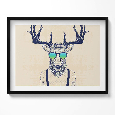 Tablou rama Cerb abstract cu trăsături umane