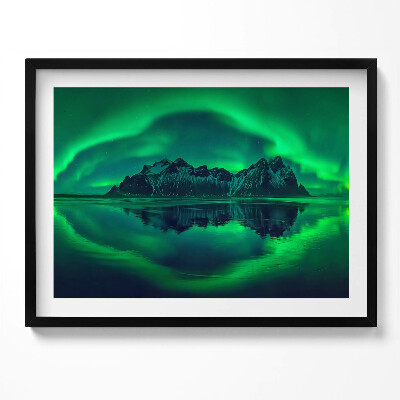 Tablou rama Aurora Boreală - Imagine în Oglindă