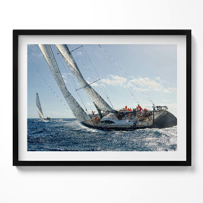 Tablou rama Regata de iahturi cu pânze