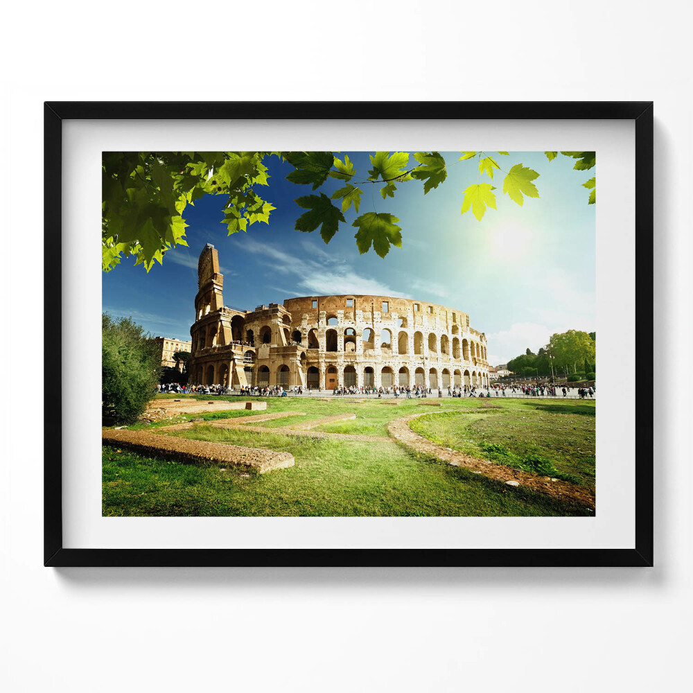 Tablou living cu rama Colosseumul roman