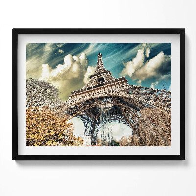 Tablou rama Vedere minunată asupra Turnului Eiffel