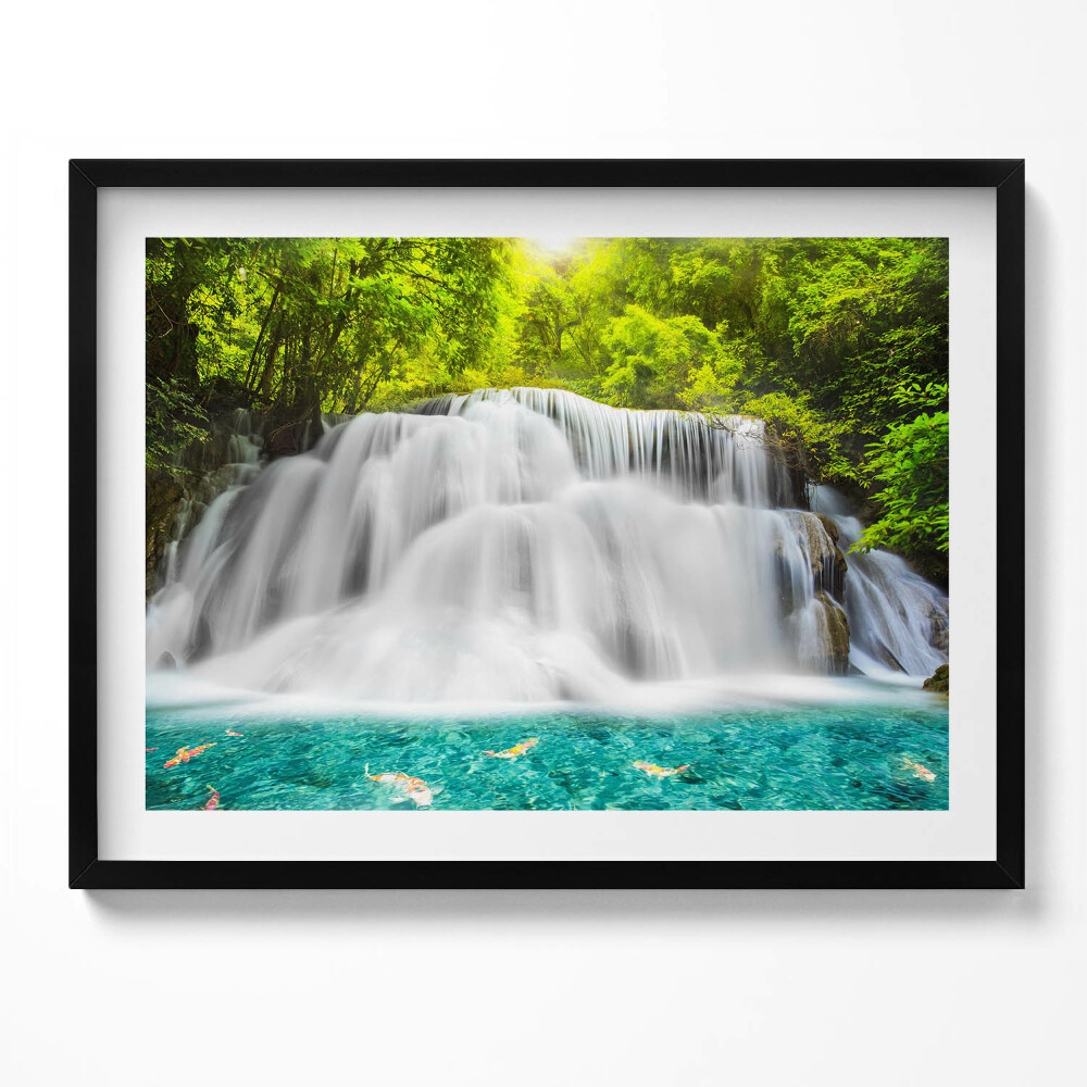 Tablou rama Cascada Huai Mae Khamin din Thailanda