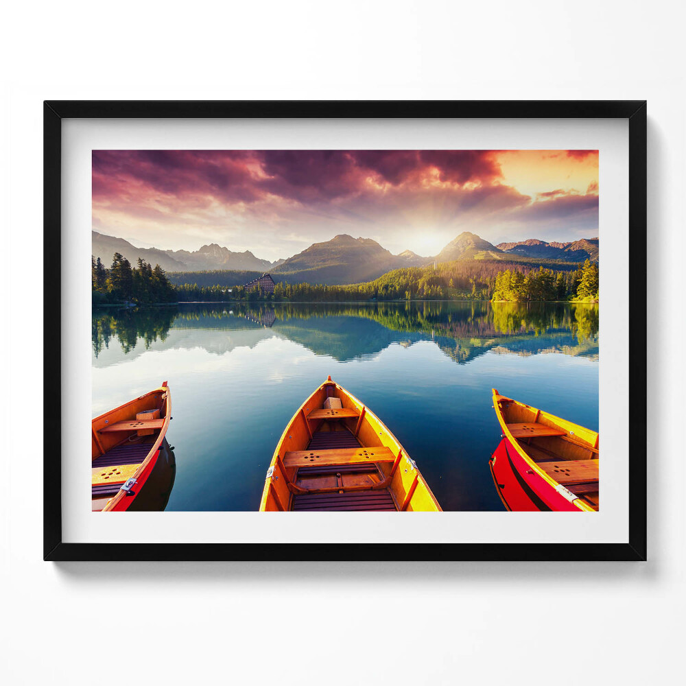 Tablou rama Parcul Național Strbske Pleso Slovacia