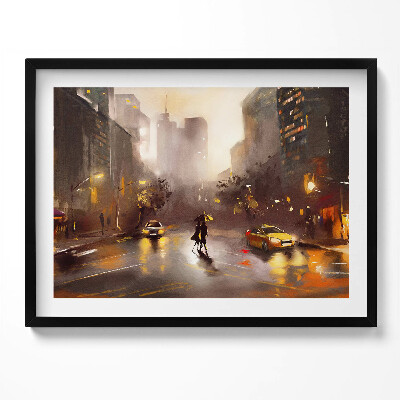 Tablou rama Vedere spre strada din New York