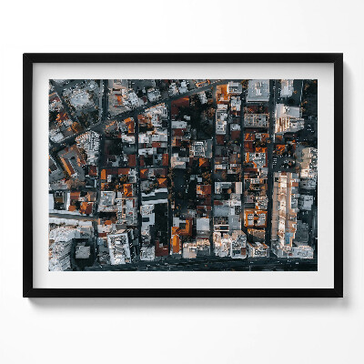 Tablou living cu rama Vedere de sus Limassol Cipru