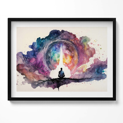 Tablou living cu rama Stil de viață meditativ