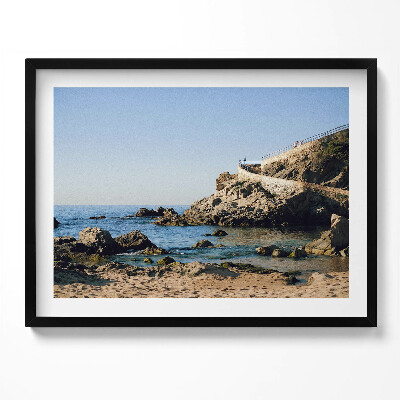 Tablou living cu rama Plajă pe Costa Brava