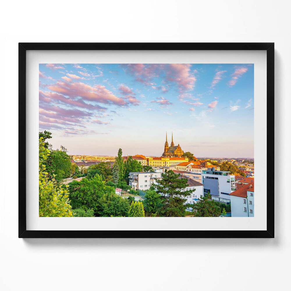 Tablou living cu rama Clădiri Brno Republica Cehă