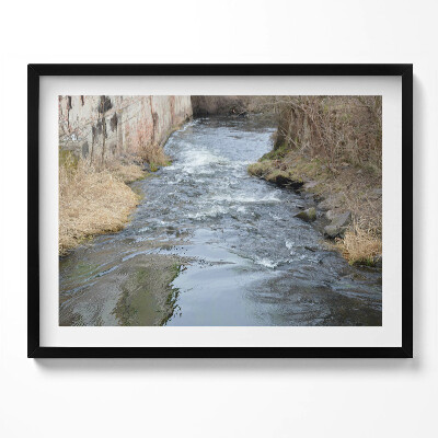 Tablou living cu rama Râul Morava