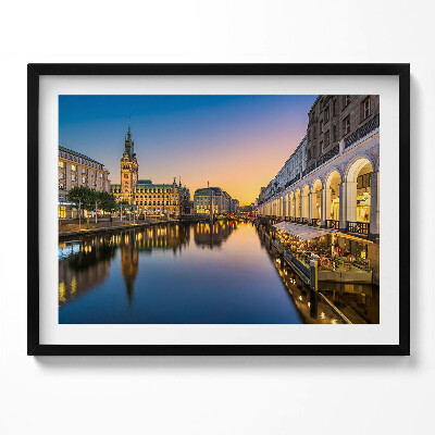 Tablou rama Primăria orașului Hamburg, Germania