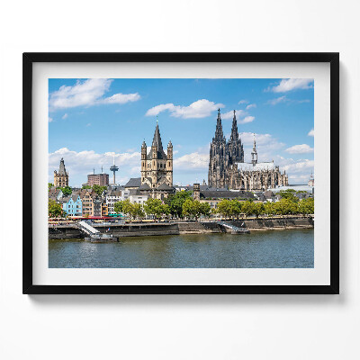 Tablou living cu rama Panorama din Köln