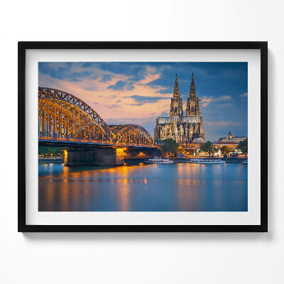 Tablou living cu rama Vedere a primăriei