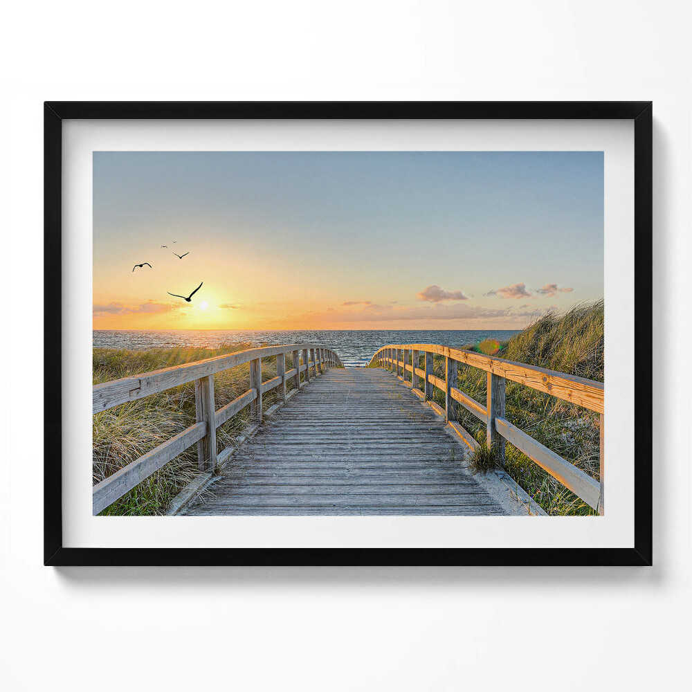 Tablou living cu rama Vacanțe la plajă în Germania