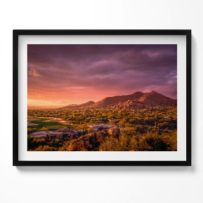 Tablou rama Apus de soare peste nordul Scottsdale-ului