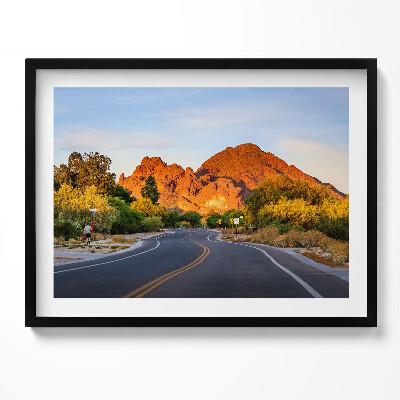 Tablou living cu rama Vedere a Muntelui Camelback